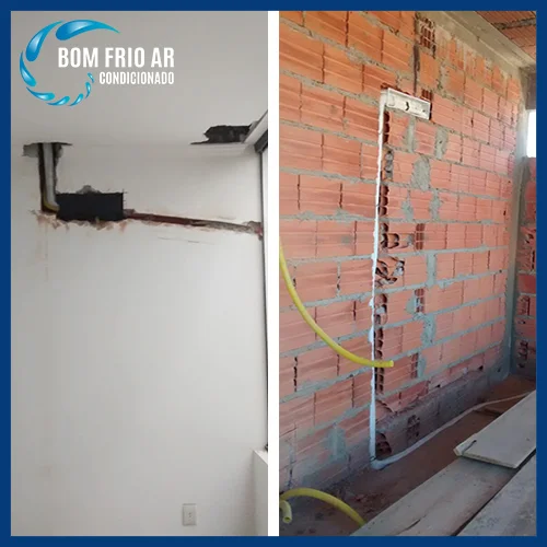 instalação elétrica para ar condicionado