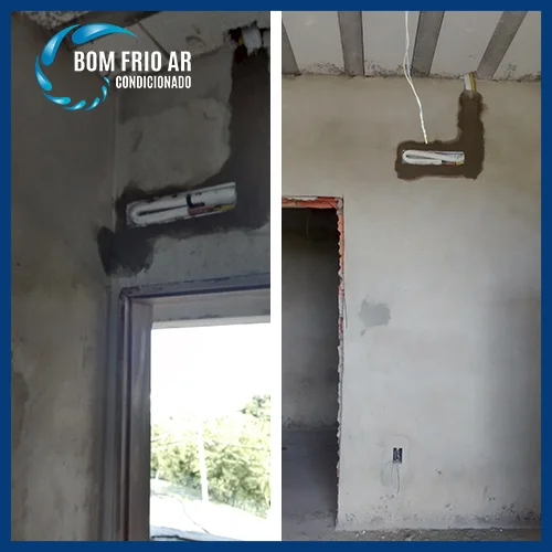 instalação elétrica para ar condicionado